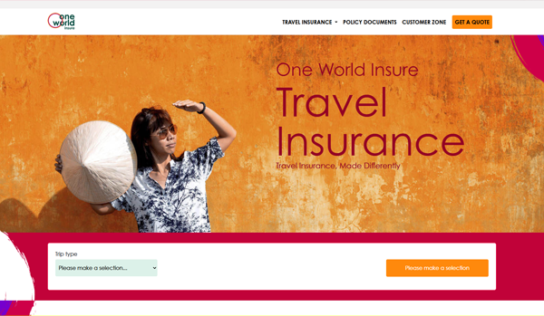 OneWorldInsure.com Homepage