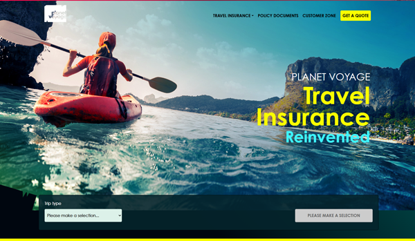 PlanetVoyage.co.uk Homepage